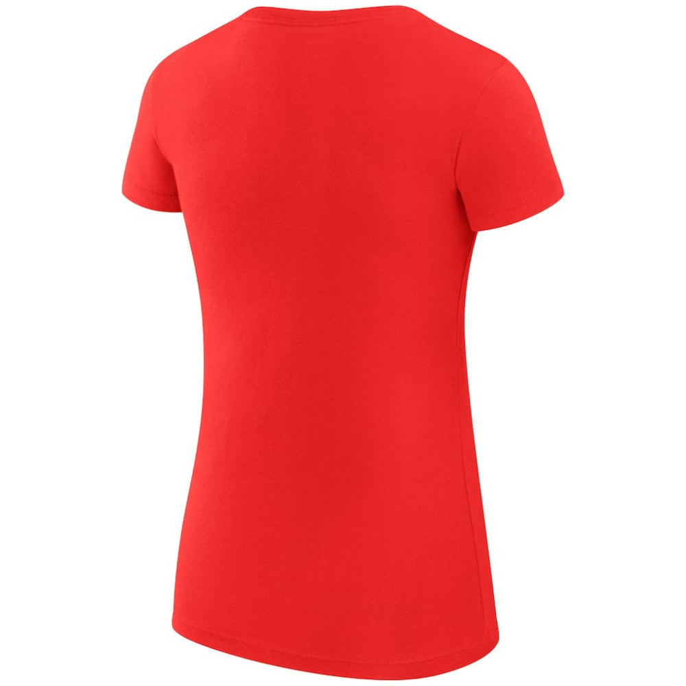 Florida Panthers G-III 4Her by Carl Banks Women's Super-Slim Fit Lightweight Dot Print Team T-Shirt - Red | US 200595225