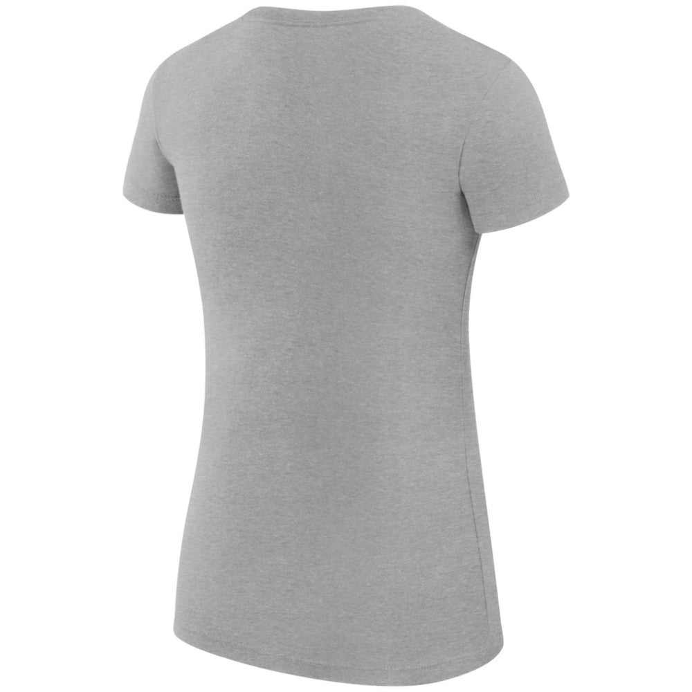 Pittsburgh Penguins G-III 4Her by Carl Banks Women's Super-Slim Fit Lightweight Dot Print Team T-Shirt - Heather Gray | US 200595285