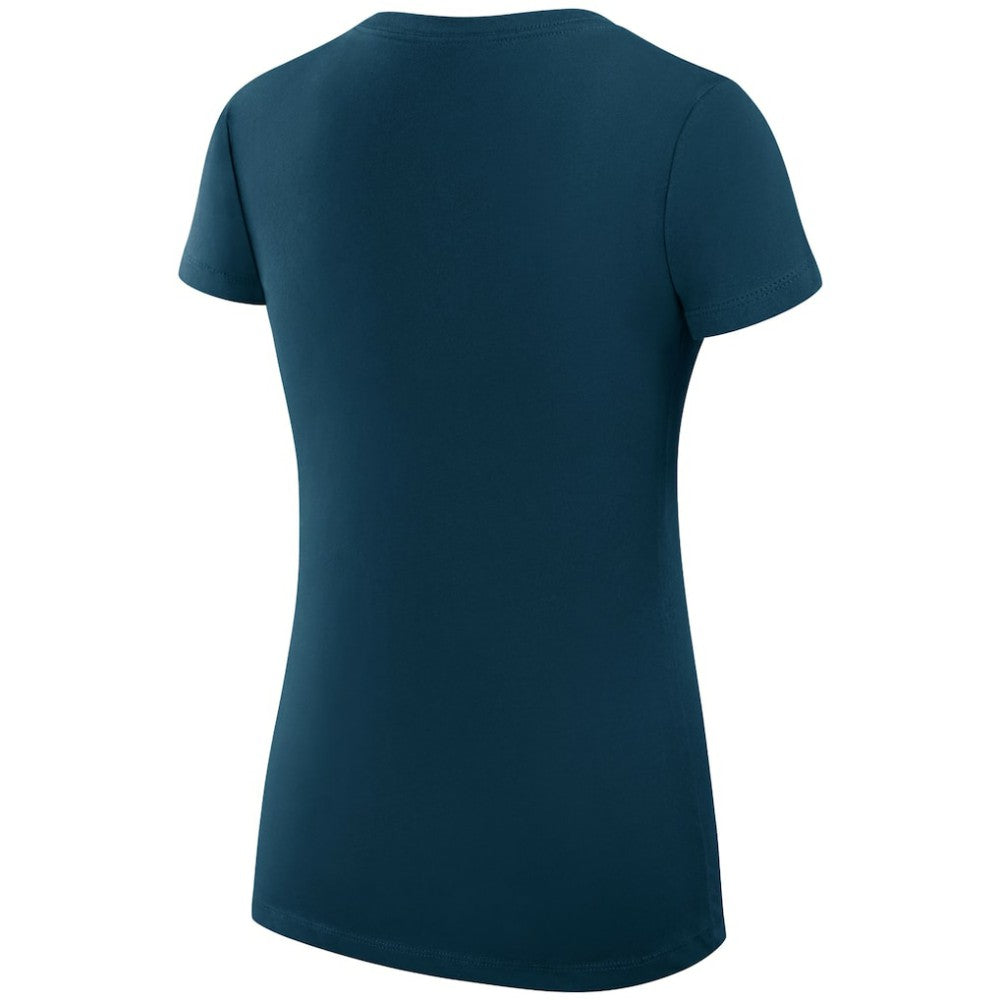Nashville Predators G-III 4Her by Carl Banks Women's Super-Slim Fit Lightweight Dot Print Team V-Neck T-Shirt - Navy | US 200595305