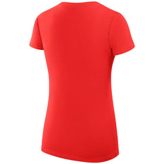 Florida Panthers G-III 4Her by Carl Banks Women's Super-Slim Fit Lightweight Dot Print Team V-Neck T-Shirt - Red | US 200595316