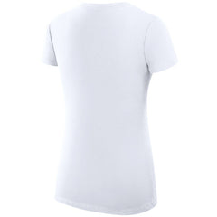 Washington Capitals G-III 4Her by Carl Banks Women's Super-Slim Fit Lightweight Dot Print Team V-Neck T-Shirt - White | US 200595401