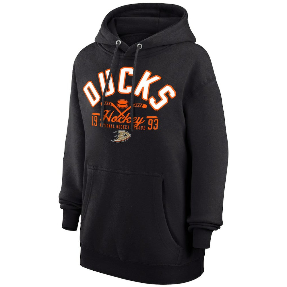 Anaheim Ducks Starter Puck Pullover Hoodie - Black | US 200595926
