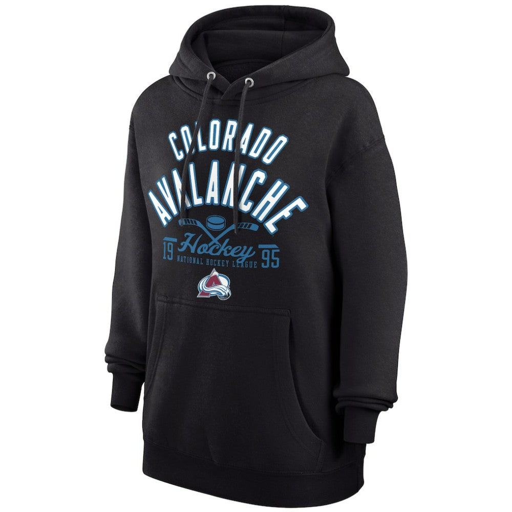 Colorado Avalanche Starter Puck Pullover Hoodie - Black | US 200595930
