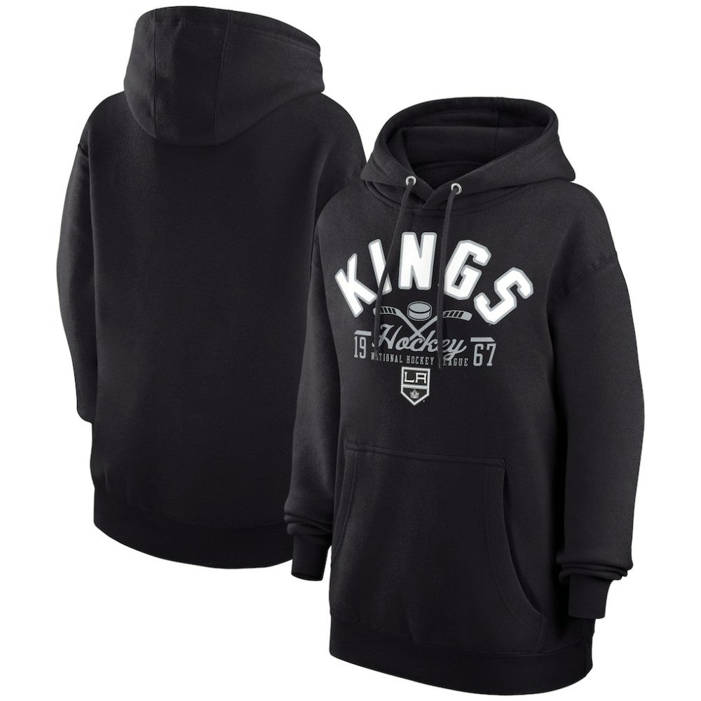 Los Angeles Kings Starter Puck Pullover Hoodie - Black | US 200595933
