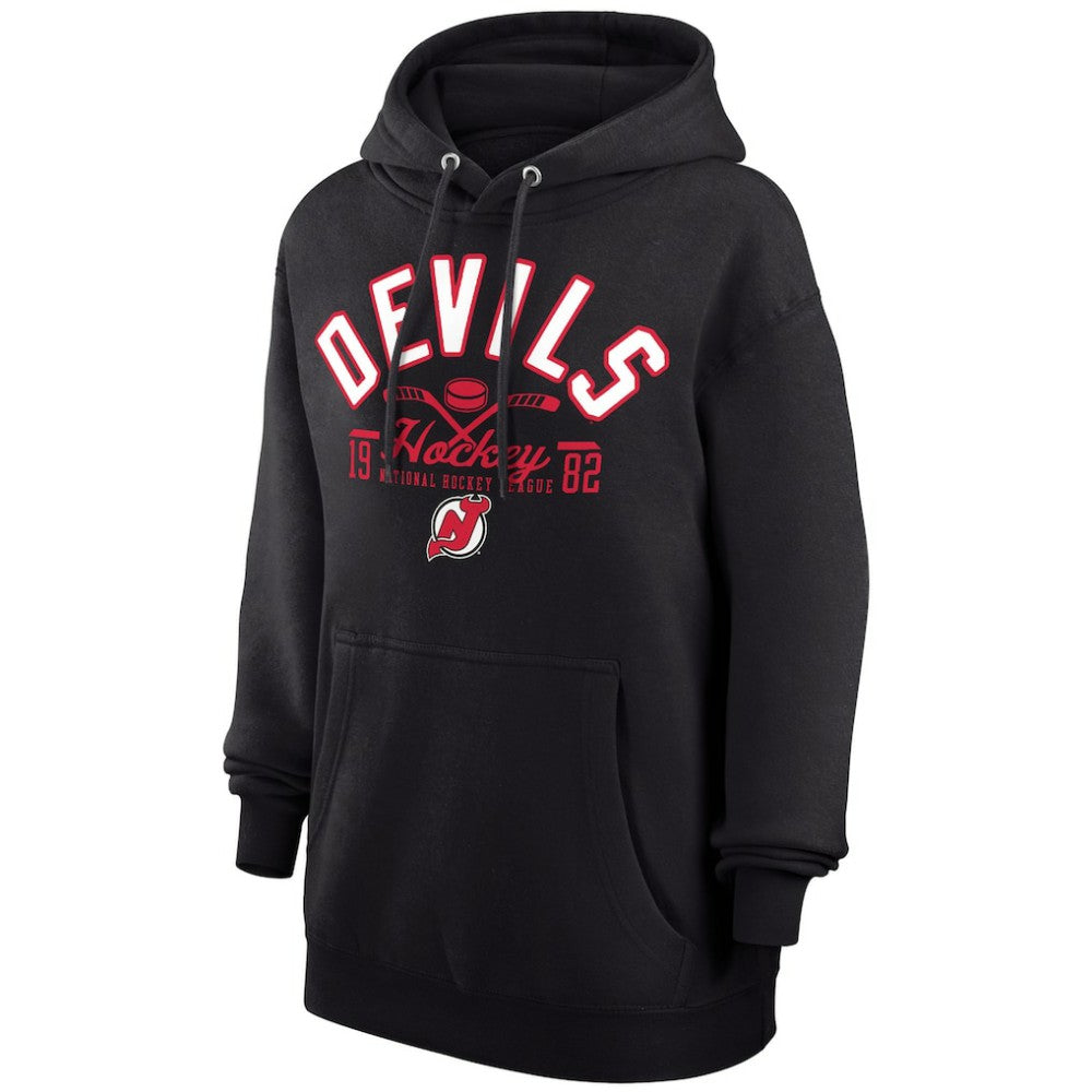New Jersey Devils Starter Puck Pullover Hoodie - Black | US 200595935