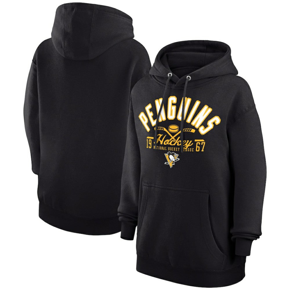 Pittsburgh Penguins Starter Puck Pullover Hoodie - Black | US 200595939