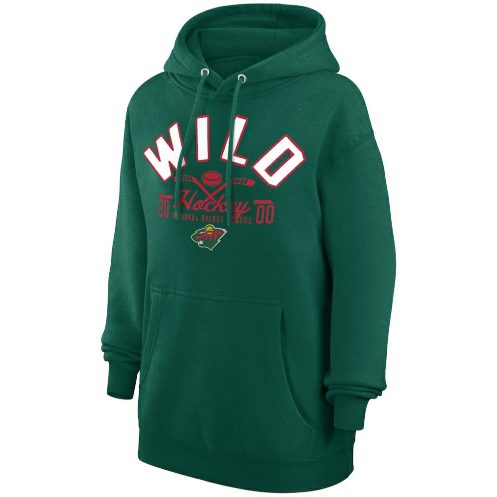 Minnesota Wild Starter Puck Pullover Hoodie - Green | US 200595976