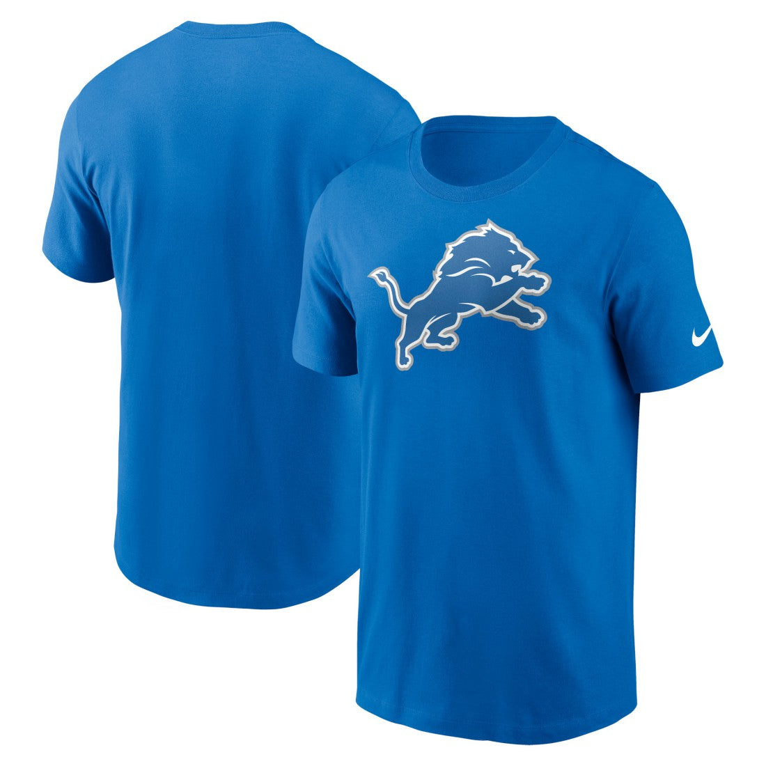 Detroit Lions Primetime Logo Essential T-Shirt - Blue T-shirts
