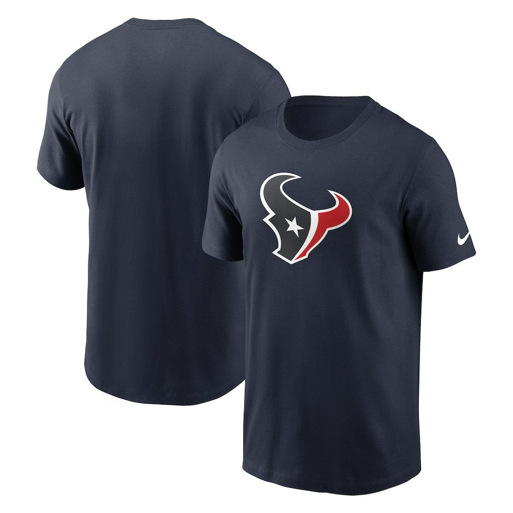 Houston Texans Primetime Logo Essential T-Shirt - Navy T-shirts