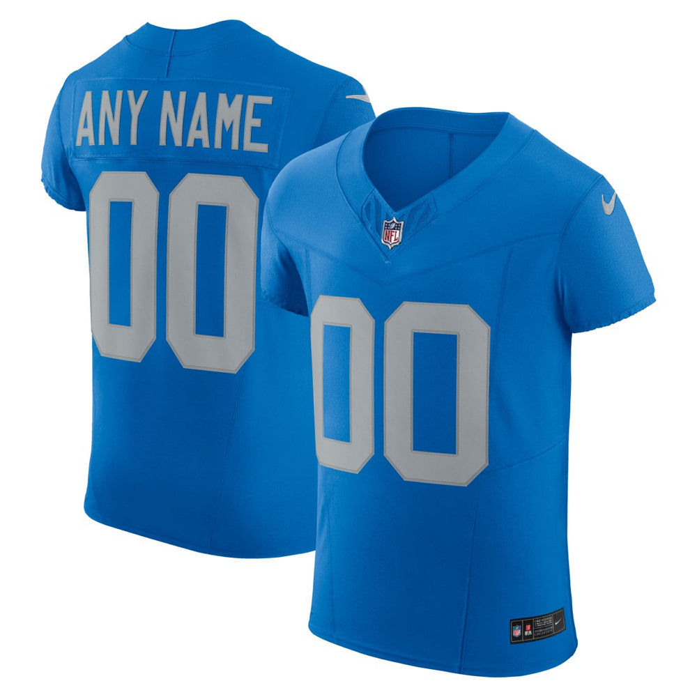 Detroit Lions Alternate Vapor F.U.S.E. Elite Custom Jersey - Blue Jerseys