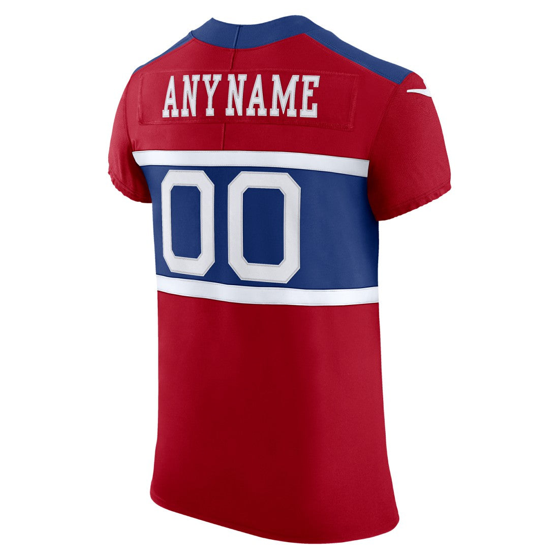 New York Giants Alternate Vapor F.U.S.E. Elite Custom Jersey - Red Jerseys