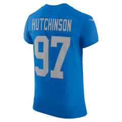 Aidan Hutchinson Detroit Lions Alternate Vapor F.U.S.E. Elite Jersey - Blue Jerseys