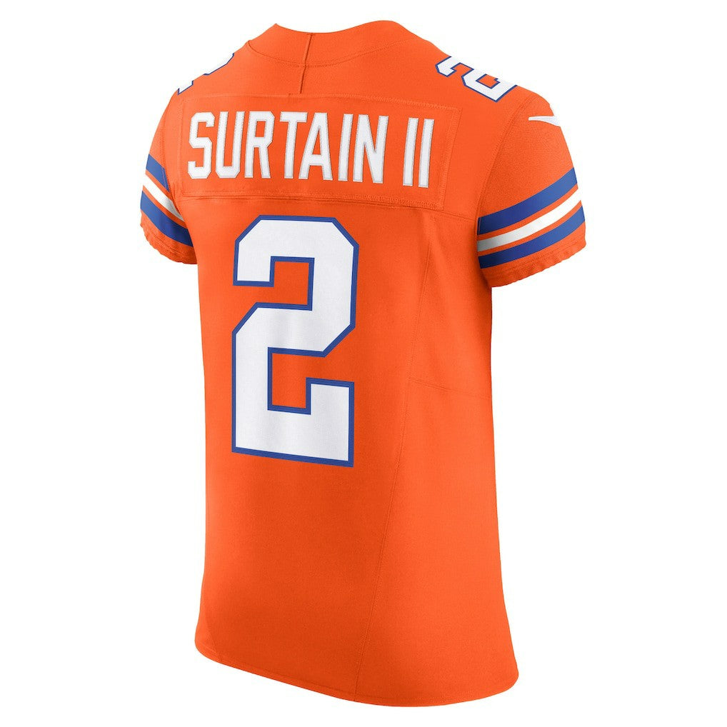 Patrick Surtain II Denver Broncos Vapor F.U.S.E. Elite Jersey Vapor F.U.S.E. Elite Jersey - Orange Jerseys