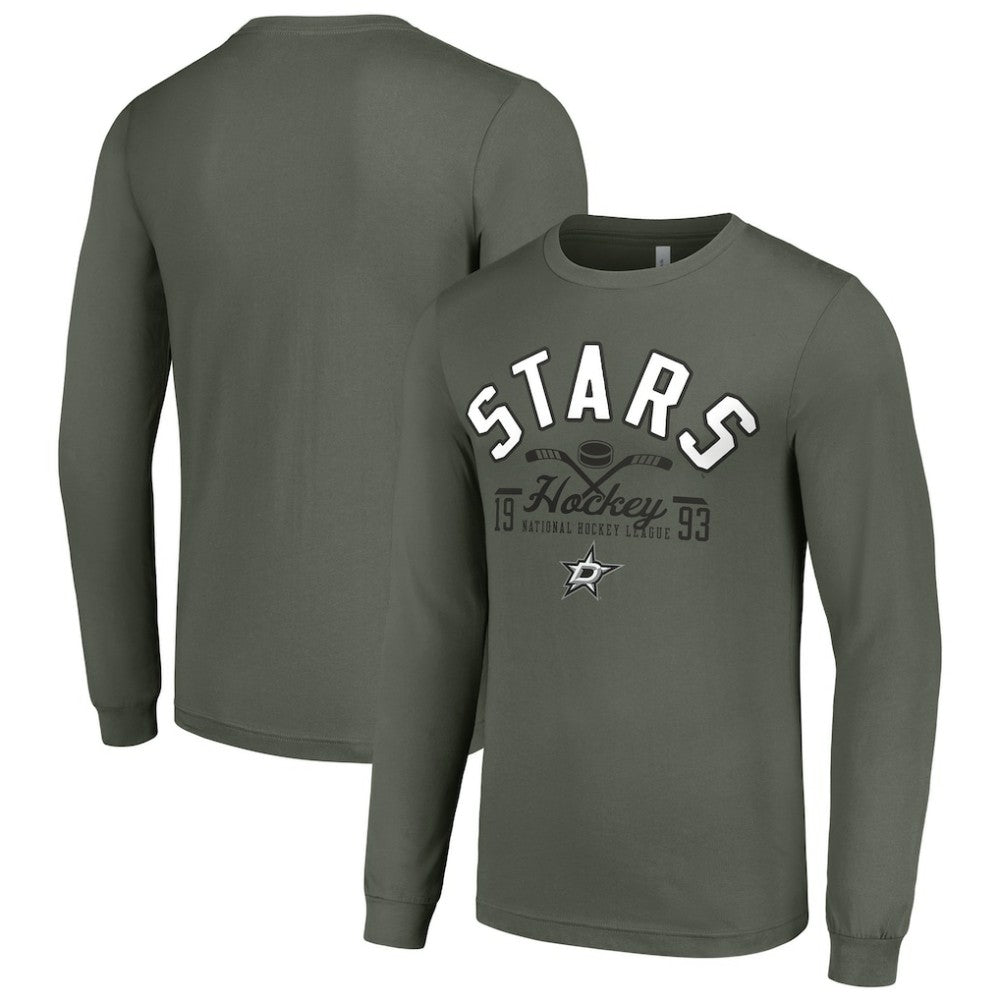 Dallas Stars Starter Puck Long Sleeve T-Shirt - Green | US 200597909