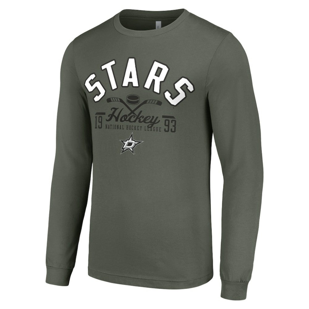 Dallas Stars Starter Puck Long Sleeve T-Shirt - Green | US 200597909