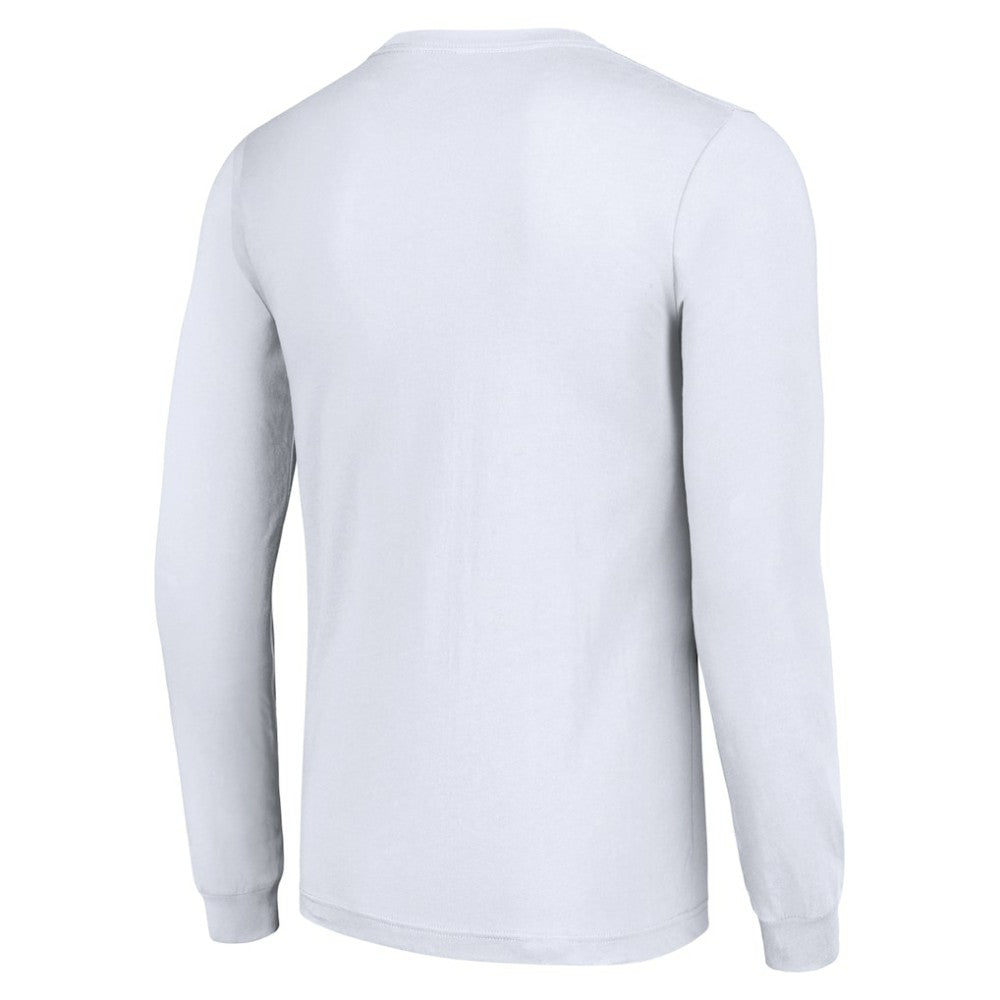 Colorado Avalanche Starter Puck Long Sleeve T-Shirt - White | US 200597933