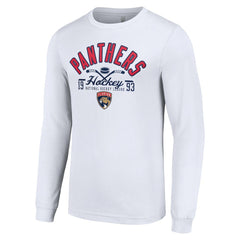 Florida Panthers Starter Puck Long Sleeve T-Shirt - White | US 200597942