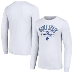 Toronto Maple Leafs Starter Puck Long Sleeve T-Shirt - White | US 200597974