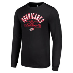 Carolina Hurricanes Starter Puck Long Sleeve T-Shirt - Black | US 200598002