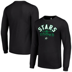 Dallas Stars Starter Puck Long Sleeve T-Shirt - Black | US 200598005