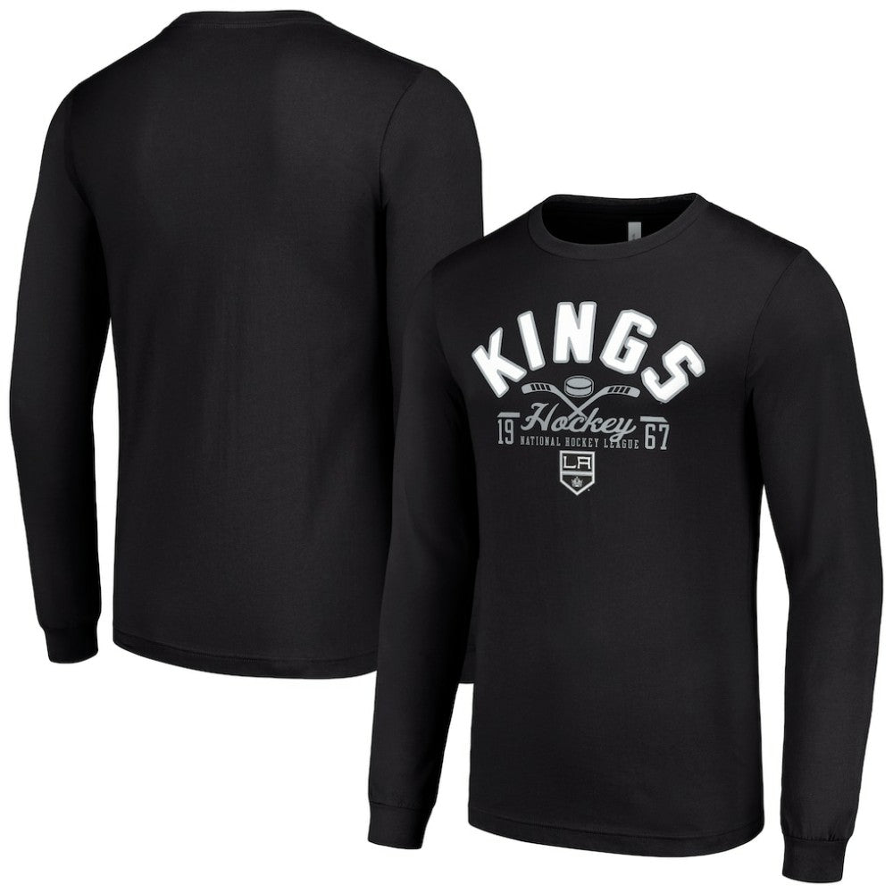 Los Angeles Kings Starter Puck Long Sleeve T-Shirt - Black | US 200598007