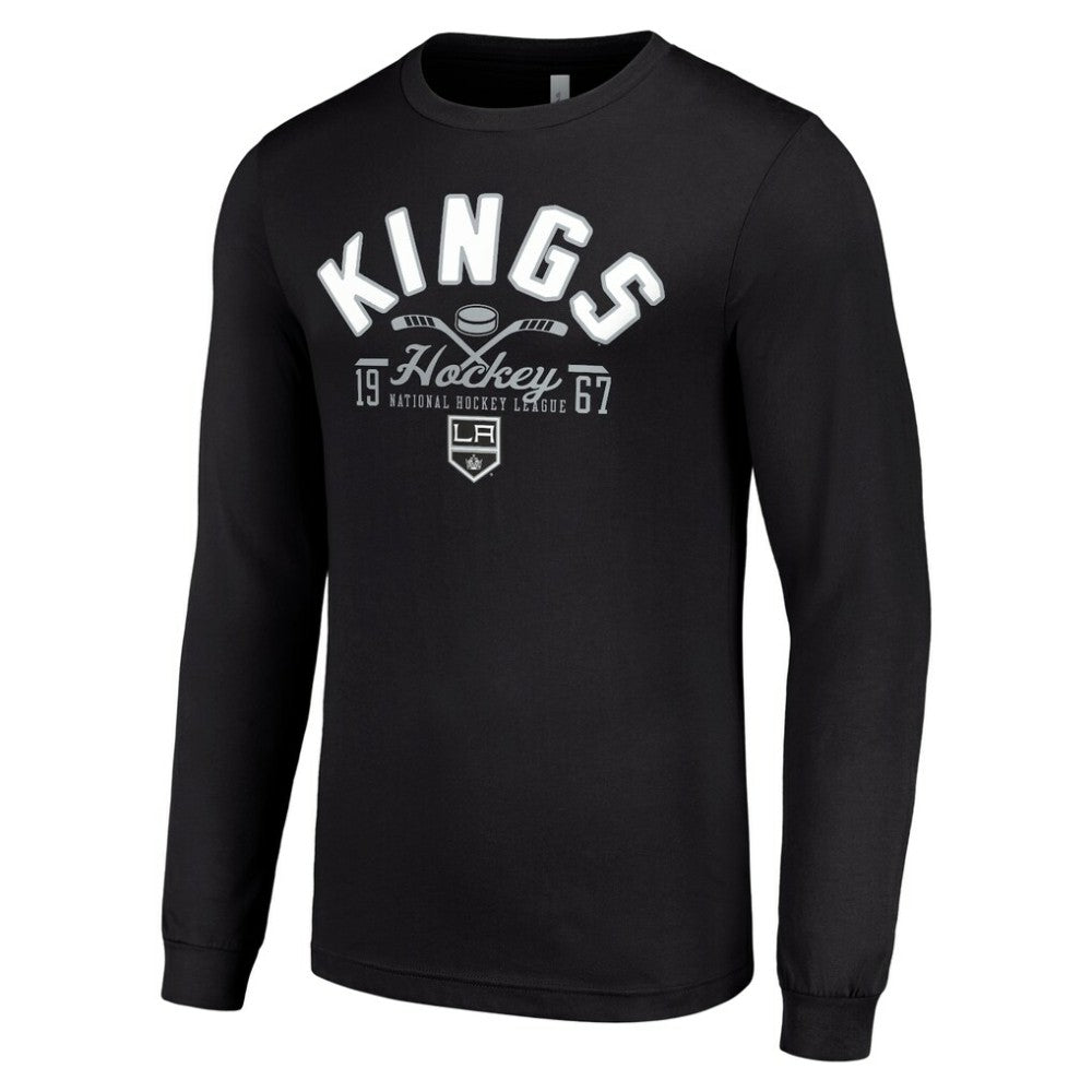 Los Angeles Kings Starter Puck Long Sleeve T-Shirt - Black | US 200598007