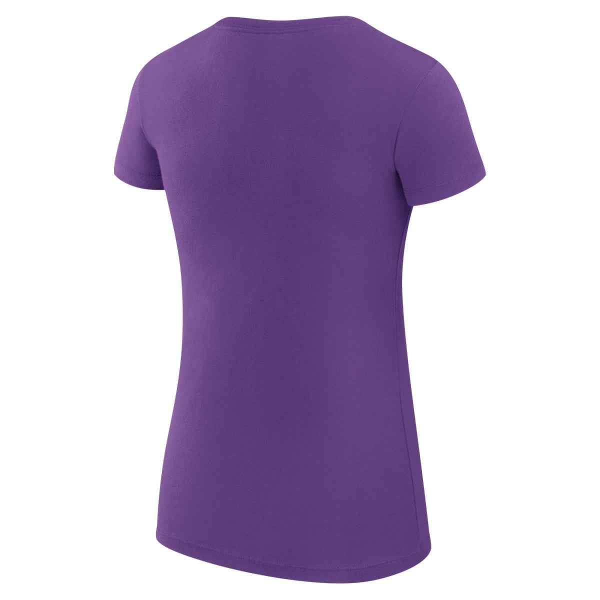 Los Angeles Lakers G-III 4Her by Carl Banks Women's Super-Slim Fit Lightweight Basketball Love T-Shirt Purple