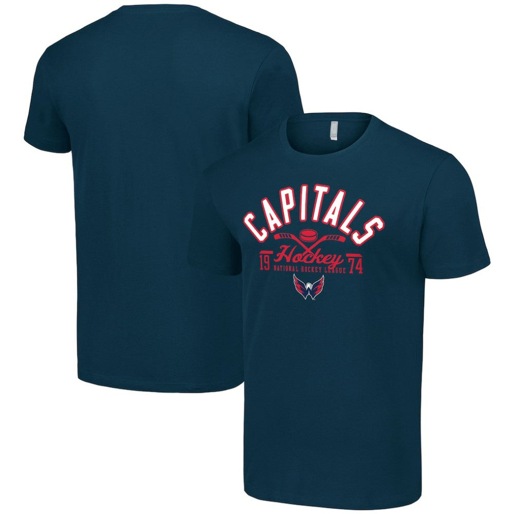Washington Capitals Starter Half Puck T-Shirt - Navy | US 200598189