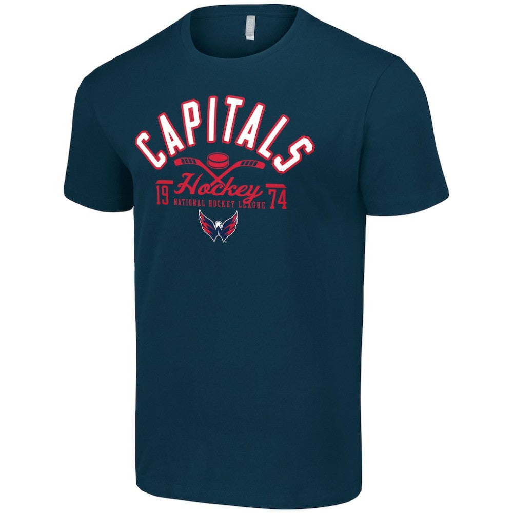 Washington Capitals Starter Half Puck T-Shirt - Navy | US 200598189