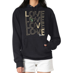 Milwaukee Bucks G-III 4Her by Carl Banks Women's Basketball Love Fleece Pullover Hoodie Black