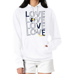 Indiana Pacers G-III 4Her by Carl Banks Women's Basketball Love Fleece Pullover Hoodie White outlet