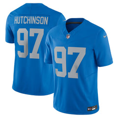 Aidan Hutchinson Detroit Lions Vapor F.U.S.E. Alternate Limited Jersey - Blue Jerseys