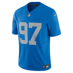 Aidan Hutchinson Detroit Lions Vapor F.U.S.E. Alternate Limited Jersey - Blue Jerseys