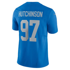 Aidan Hutchinson Detroit Lions Vapor F.U.S.E. Alternate Limited Jersey - Blue Jerseys
