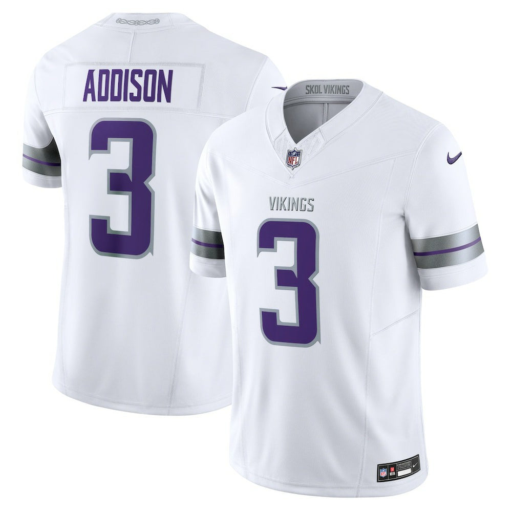 Jordan Addison Minnesota Vikings Alternate Vapor F.U.S.E. Limited Jersey - White Jerseys