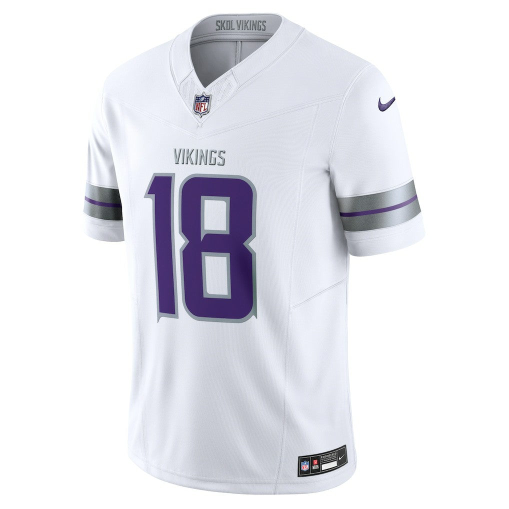 Justin Jefferson Minnesota Vikings Alternate Vapor F.U.S.E. Limited Jersey - White Jerseys