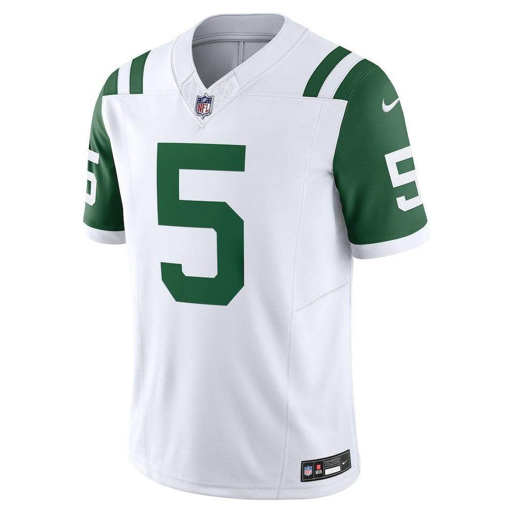 Garrett Wilson New York Jets Classic Alternate Vapor F.U.S.E. Limited Jersey - White Jerseys
