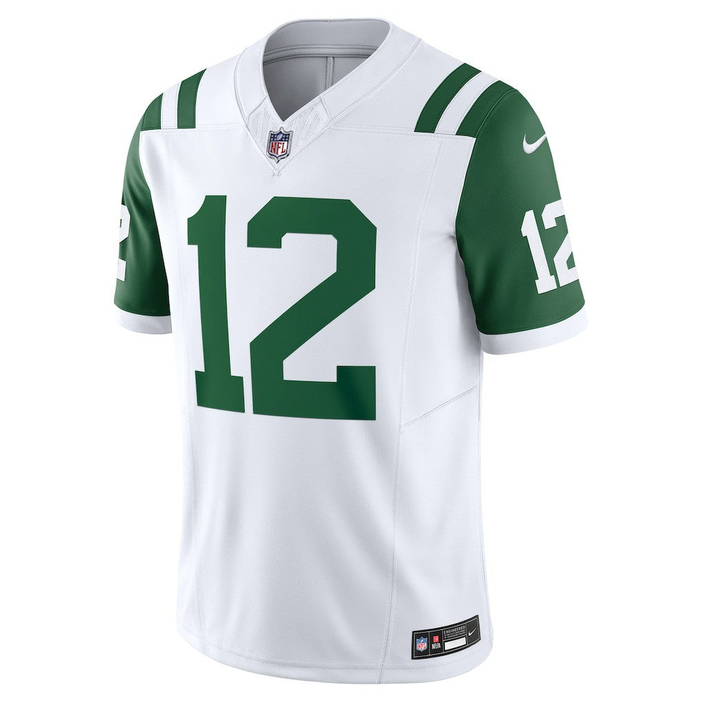 Joe Namath New York Jets Classic Alternate Vapor F.U.S.E. Retired Player Limited Jersey - White Jerseys