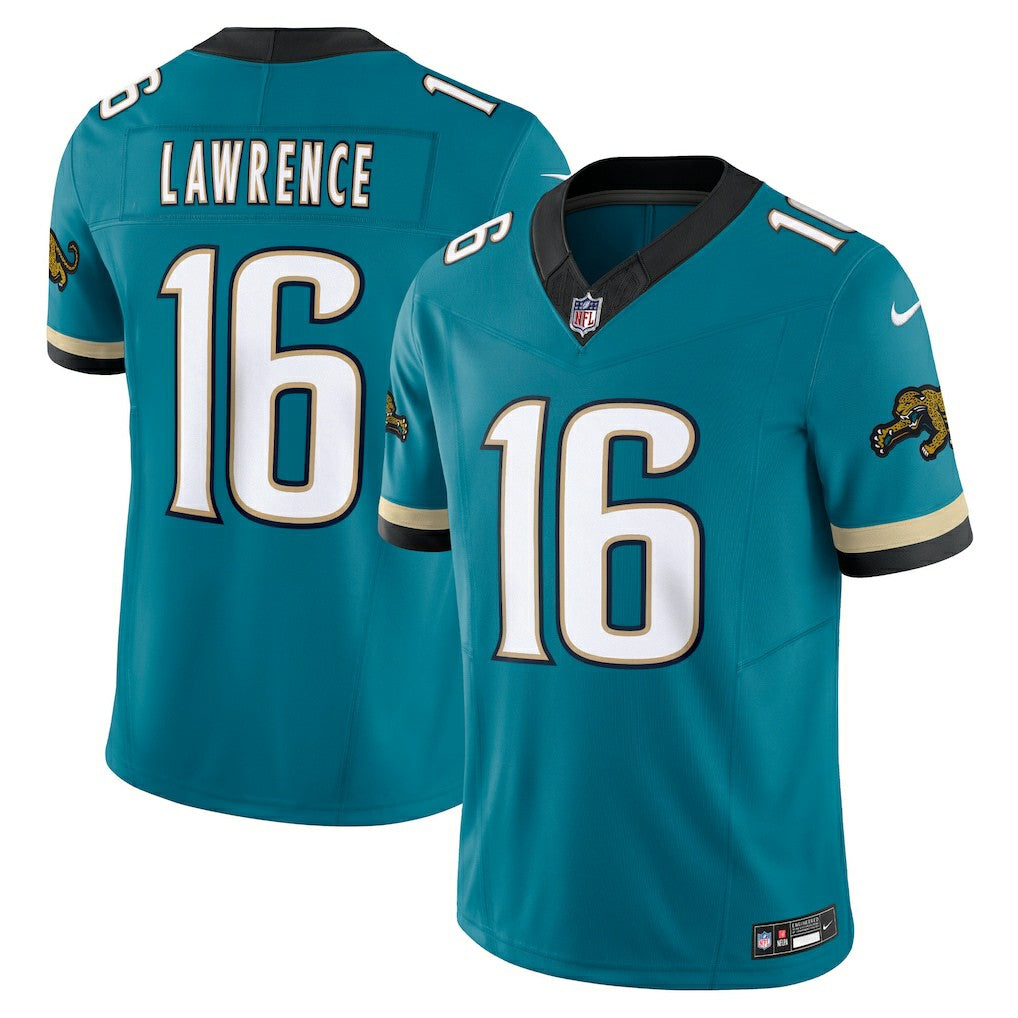 Trevor Lawrence Jacksonville Jaguars Prowler Throwback Vapor F.U.S.E. Limited Jersey - Teal Jerseys