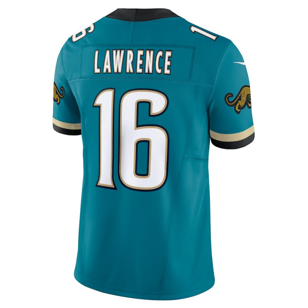 Trevor Lawrence Jacksonville Jaguars Prowler Throwback Vapor F.U.S.E. Limited Jersey - Teal Jerseys