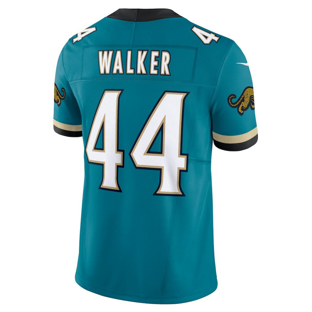 Travon Walker Jacksonville Jaguars Prowler Throwback Vapor F.U.S.E. Limited Jersey - Teal Jerseys
