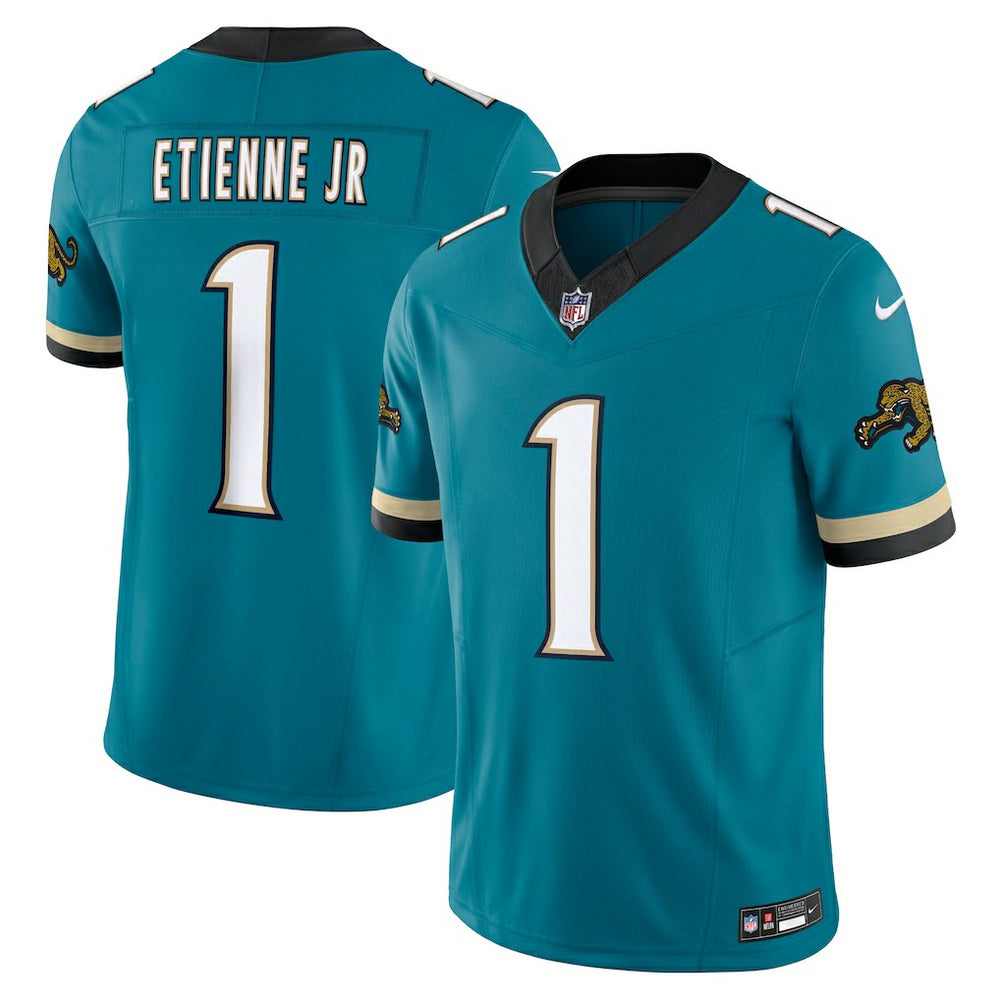 Travis Etienne Jacksonville Jaguars Prowler Throwback Vapor F.U.S.E. Limited Jersey - Teal Jerseys