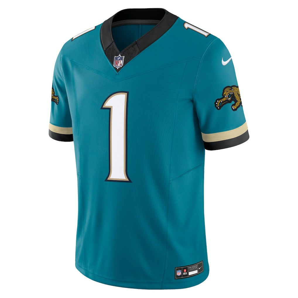 Travis Etienne Jacksonville Jaguars Prowler Throwback Vapor F.U.S.E. Limited Jersey - Teal Jerseys