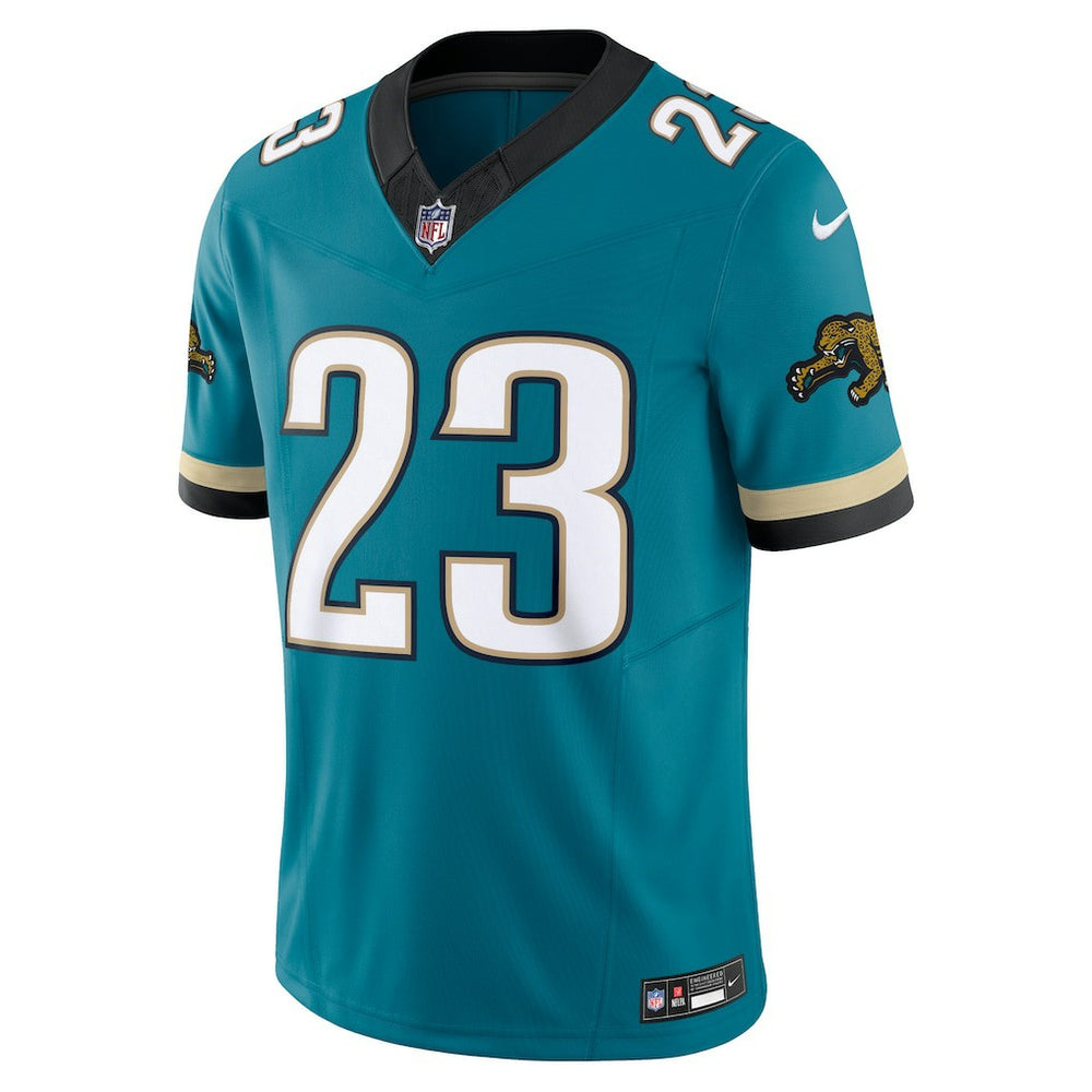 Foye Oluokun Jacksonville Jaguars Prowler Throwback Vapor F.U.S.E. Limited Jersey - Teal Jerseys