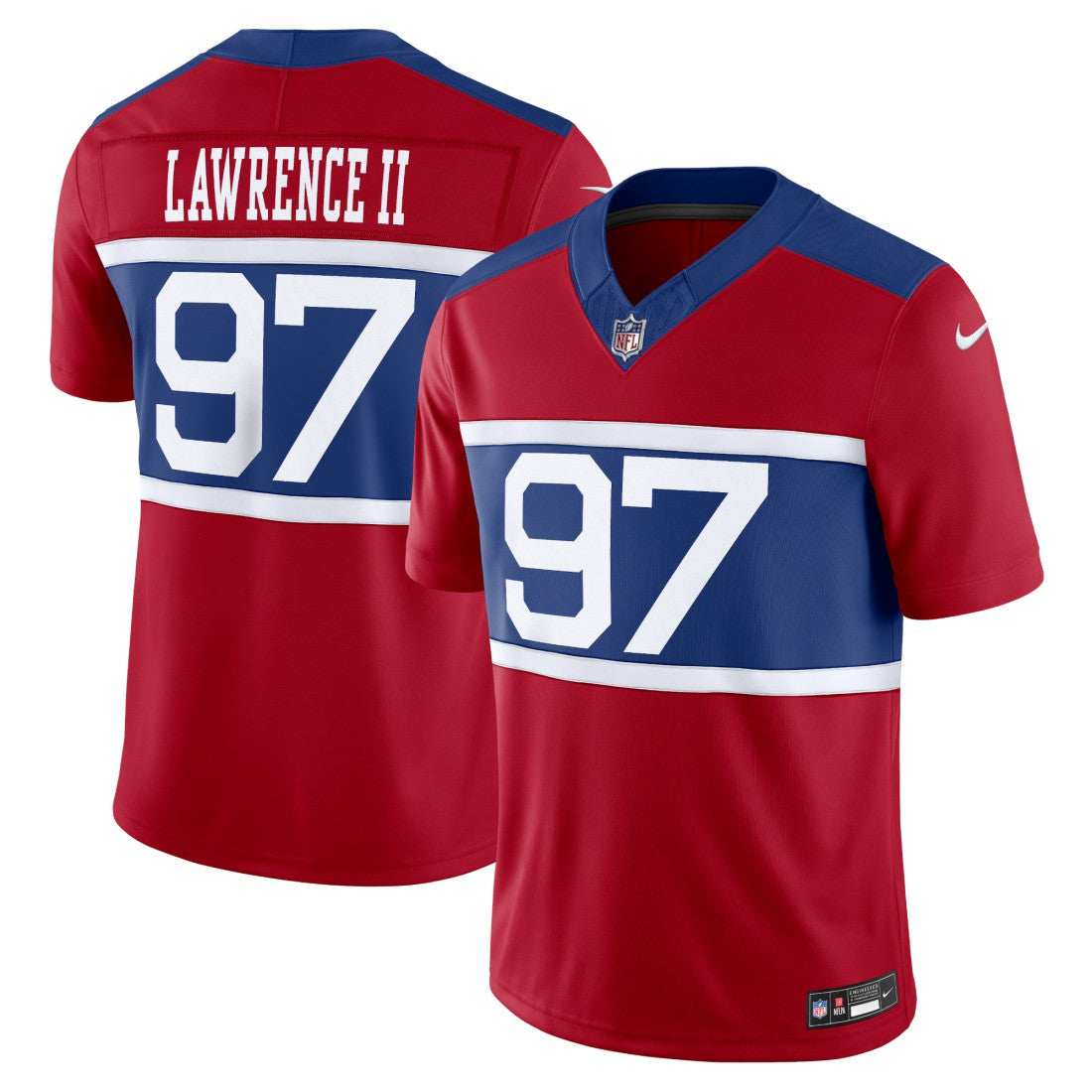 Dexter Lawrence II New York Giants Alternate Vapor F.U.S.E. Limited Jersey - Century Red Jerseys