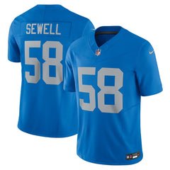 Penei Sewell Detroit Lions Vapor F.U.S.E. Alternate Limited Jersey - Blue Jerseys