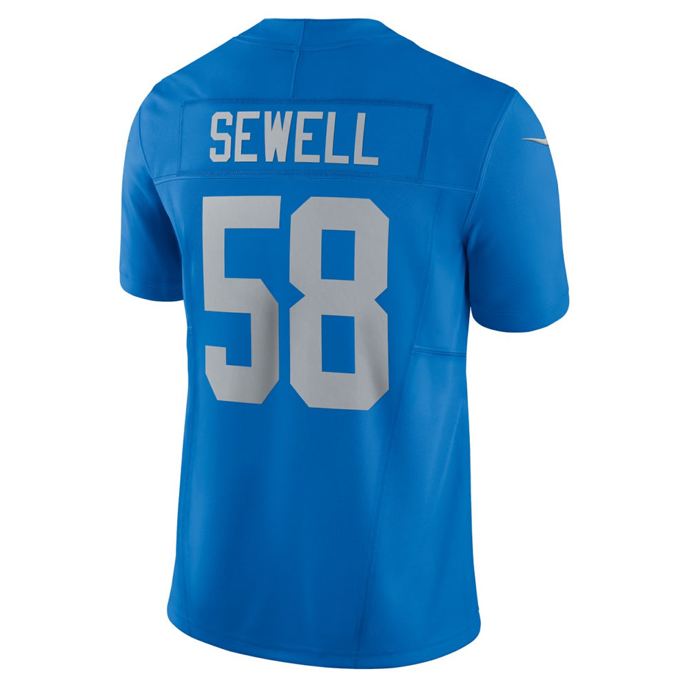 Penei Sewell Detroit Lions Vapor F.U.S.E. Alternate Limited Jersey - Blue Jerseys