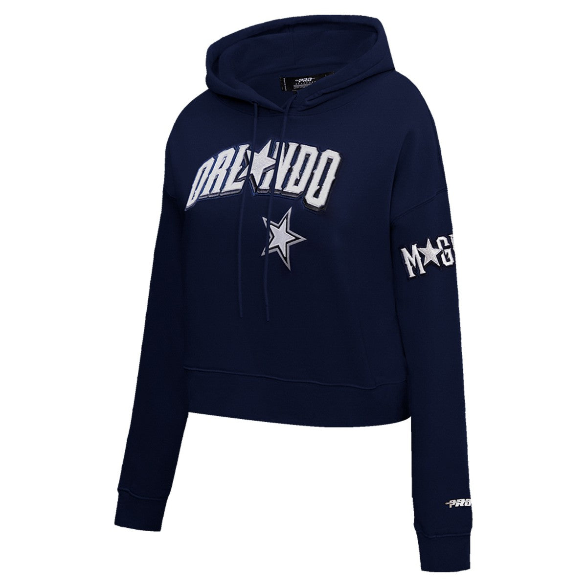 Orlando Magic Pro Standard Women's 2023/24 City Edition Cropped Pullover Hoodie Navy