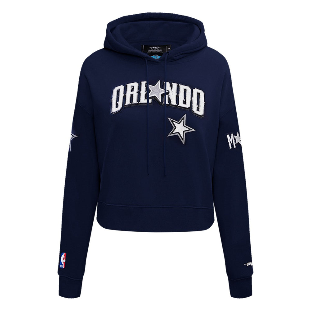 Orlando Magic Pro Standard Women's 2023/24 City Edition Cropped Pullover Hoodie Navy