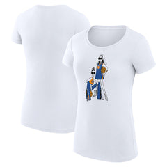 New York Knicks G-III 4Her by Carl Banks Women's Super-Slim Fit Lightweight Basketball Girls T-Shirt White outlet